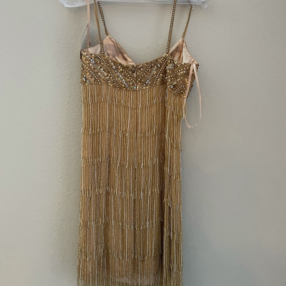 NWT , gold dress